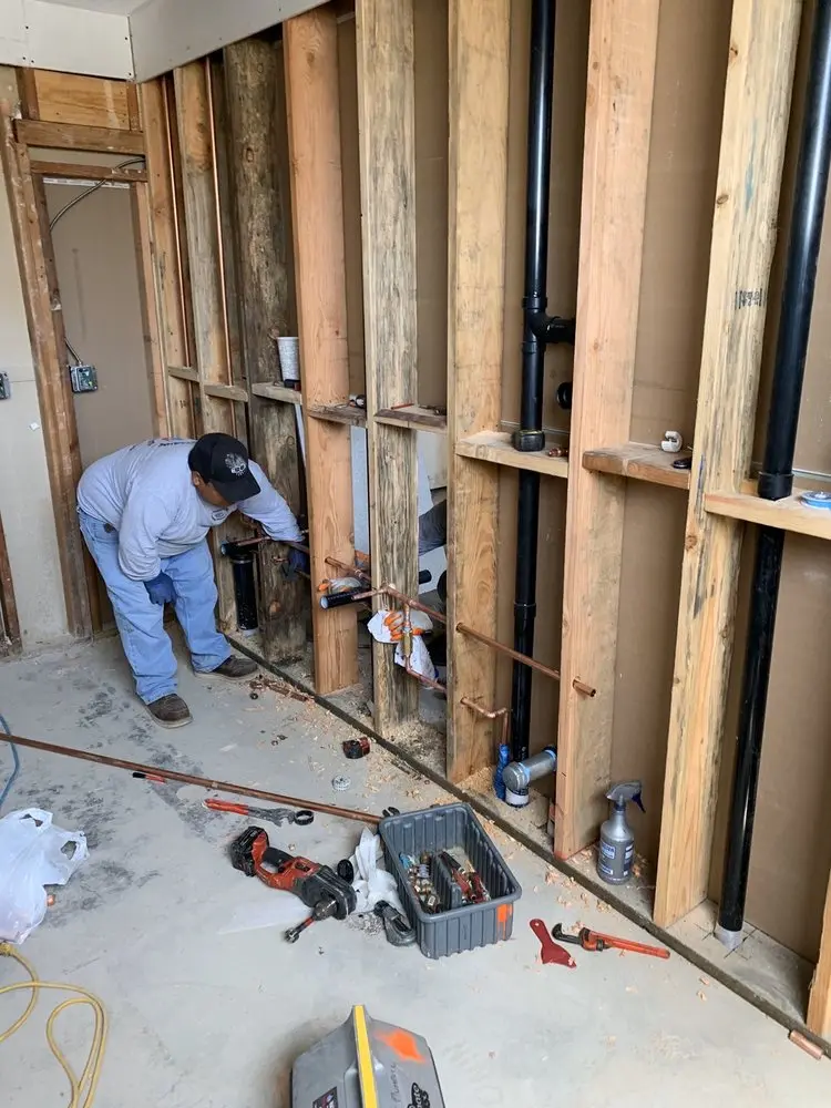 Commercial rough-in plumbing for Commercial Plumbing in Sharpstown